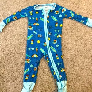 Little sleepies surf/beach onesie